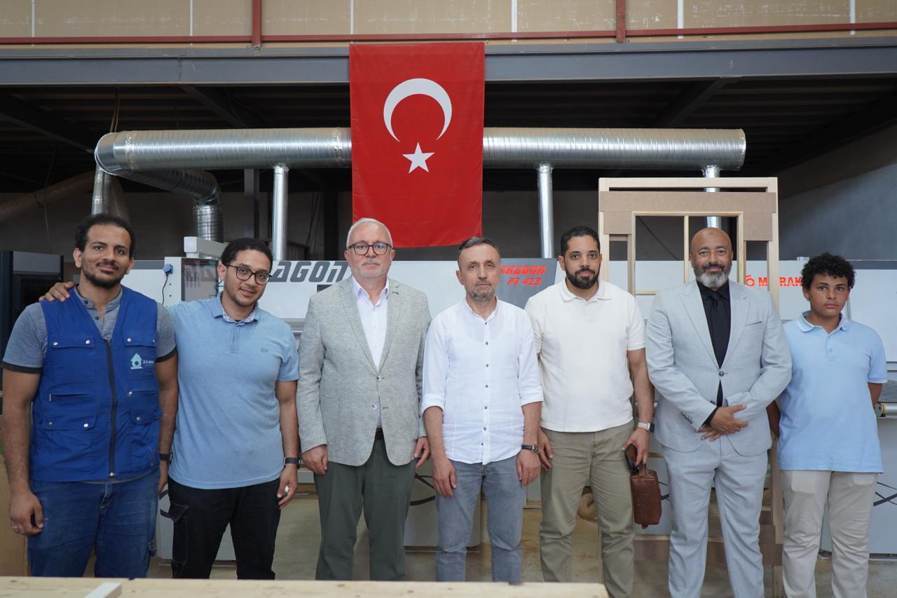 MÜSİAD Yalova Delegation Visits Akevo Furniture Factory